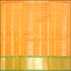 Golden yellow Pattu Parikini with contrast border - Click here to View more details about this Product